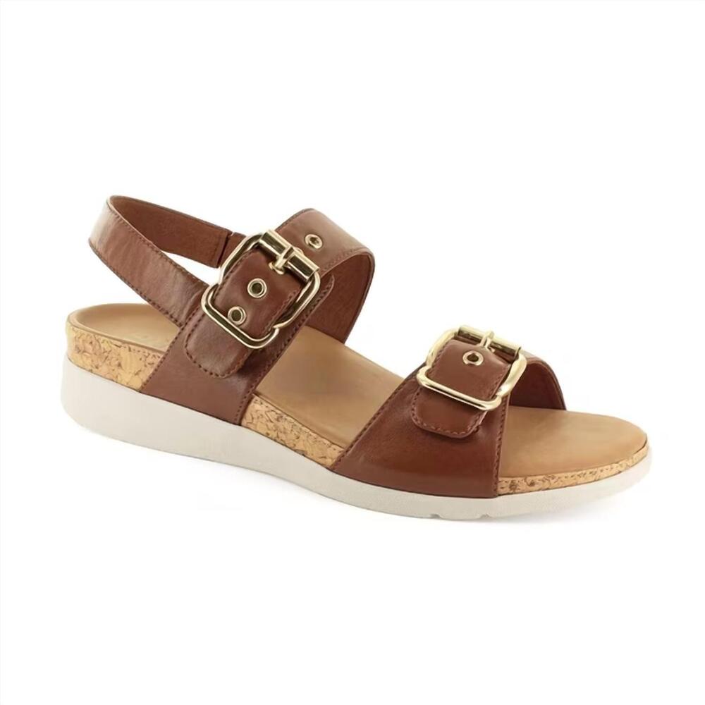 NEW STRIVE women's amalfi sandals in tan